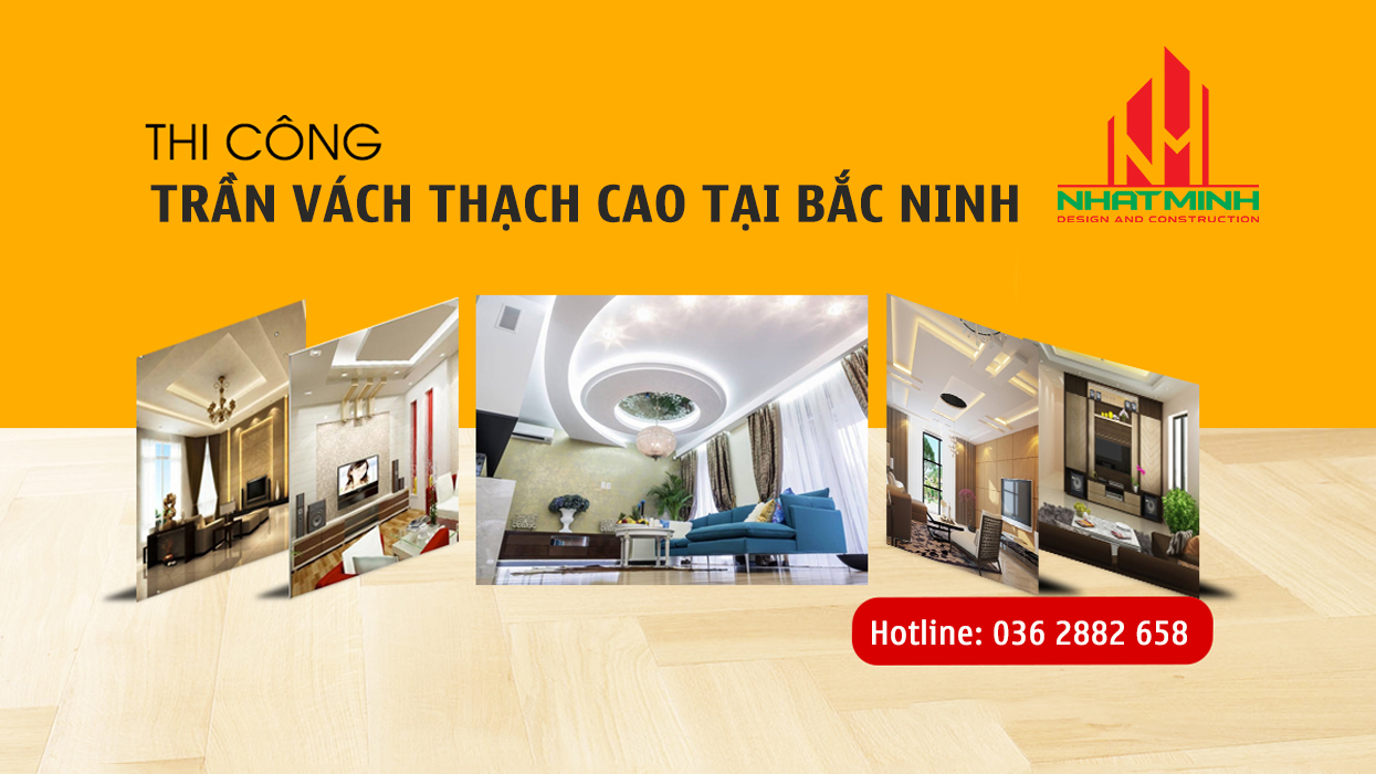 thi công trần thạch cao bắc ninh